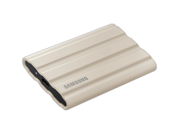 Zunanji SSD 2TB Type-C USB 3.2 Gen2 NVMe, IP65, Samsung T7 Shield, bež, MU-PE2T0K