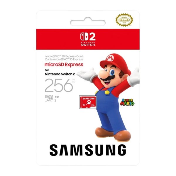 NINTENDO SWITCH 2 SAMSUNG MICRO SD EXPRESS 256GB