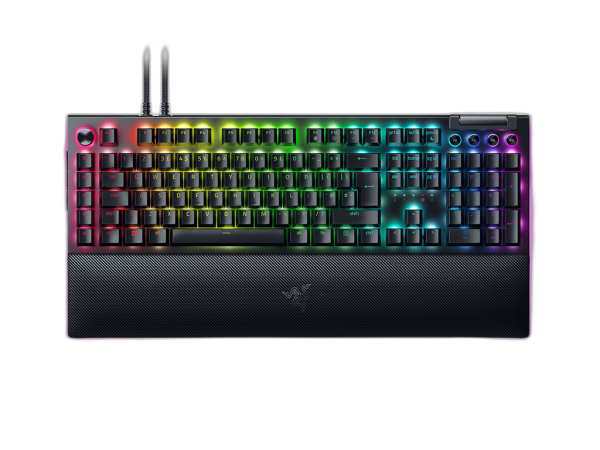Tipkovnica Razer BlackWidow V4 Pro, rumena stikala, UK SLO g.