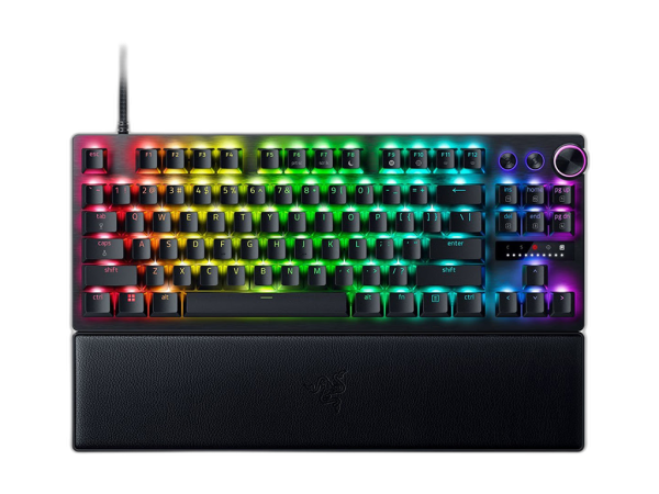 Tipkovnica Razer Huntsman V3 Pro Tenkeyless, RGB, PBT, Analogna stikala Gen2, US SLO g.