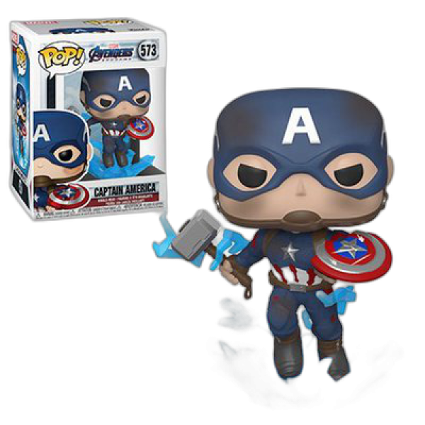 Figura FUNKO POP MARVEL: ENDGAME -CAPT A W/BROKEN SHIELD & MJOLNIR