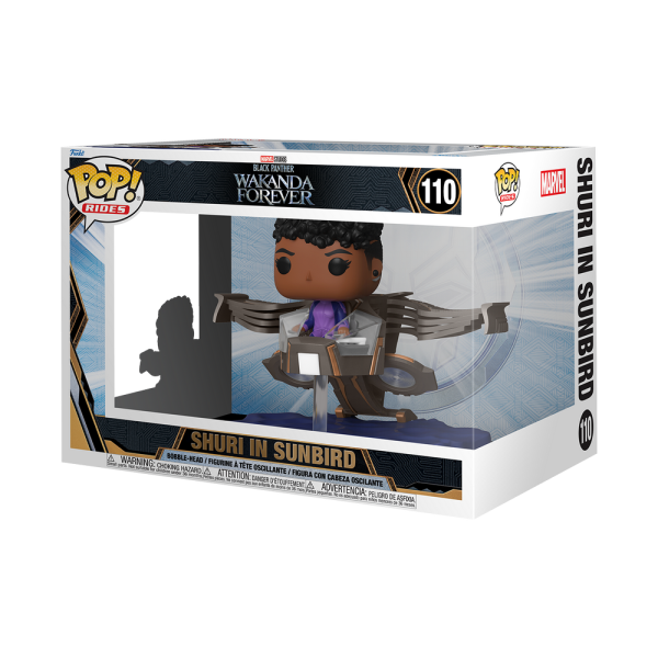 FUNKO POP RIDES SUPER DELUXE: BLACK PANTHER - SHURI IN SUNBIRD