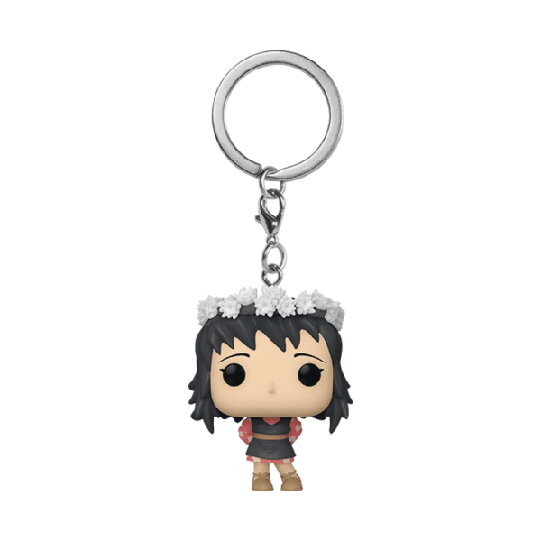 FUNKO POCKET POP KEYCHAIN Demon Slayer Makomo with flower headdress obesek